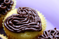 Chocolate Heart Cupcake