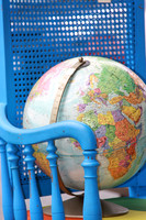 The World in a Blue Chair