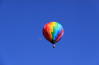 Airplane with the Rainbow Balloon