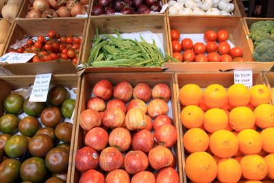 Fruits and Vegetables at the Market