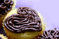 Heart "heart cupcake" "heart cupcakes" chocolate swirl love yummy