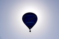 Blue Balloon Backlit in the Sun